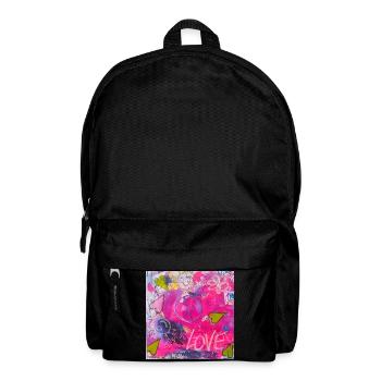 GRAFFITI LOVE - statement styles I chrart2wear - Backpack - black - Front