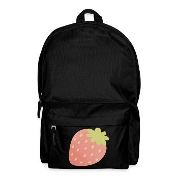 Pastel Strawberry Minimal - Backpack - black - Front