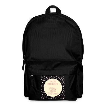 Notre première Fête des Mères - Sac à dos - noir - Devant
