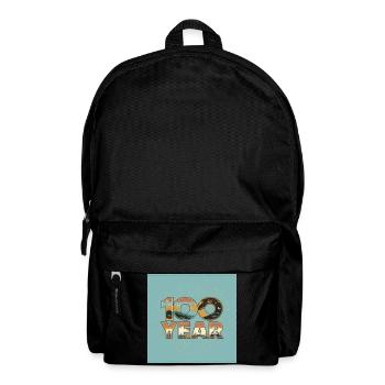 100 Year Retro Landscape - Backpack - black - Front