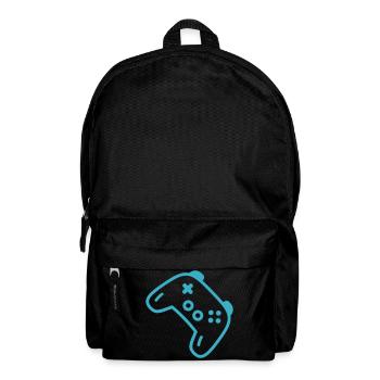 Turquoise controller silhouette - Backpack - black - Front