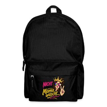 Nicht schlimm, Mama wäscht  - OCR Edition  - Rucksack - Schwarz - Vorne