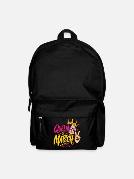 Queen of Matsch - Rucksack - Schwarz