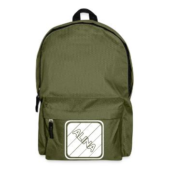 Geschenk für Alina - Rucksack - Olivgrün - Vorne