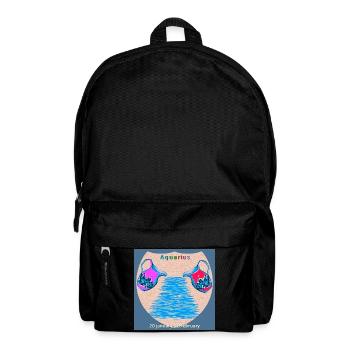 Verseau - Sac à dos - noir - Devant
