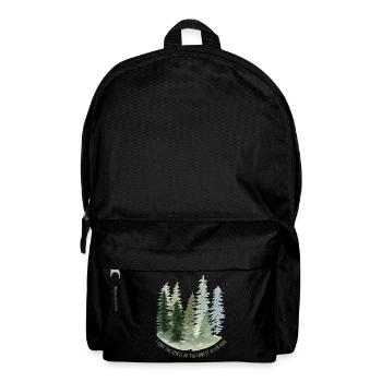 L’odeur de la forêt après la pluie - Sac à dos - noir - Devant