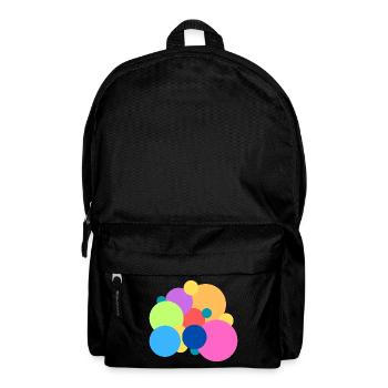 Playful Color Dots - Backpack - black - Front