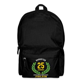 Schuster Jubiläum 25 Jahre 25 jähriges Jubilaeum - Rucksack - Schwarz - Vorne