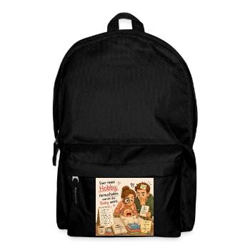 Baby: Euer neues Hobby - Rucksack - Schwarz - Vorne