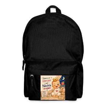 Geboren um Herzen zu Erobern - Rucksack - Schwarz - Vorne