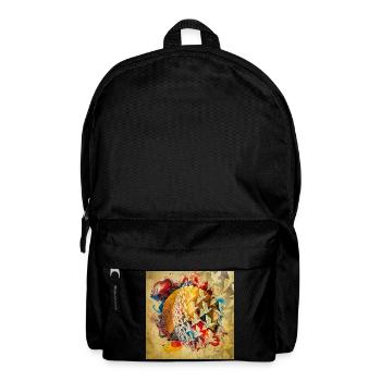 Colorful Bird Circle Flight - Backpack - black - Front