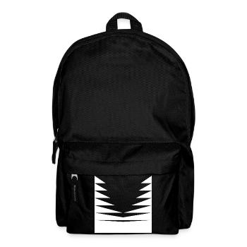 Triangles Pattern design - Backpack - black - Front