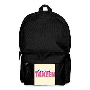 Leidenschaft Tanzen - Rucksack - Schwarz - Vorne