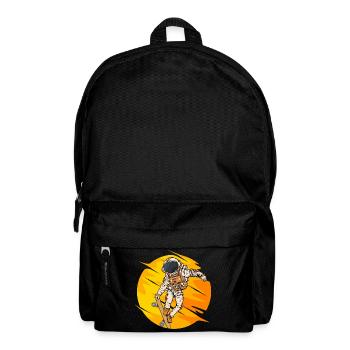 Saut en skateboard d’astronaute - Sac à dos - noir - Devant