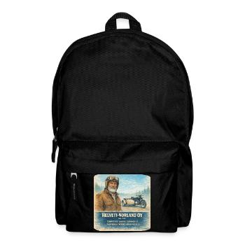 Helveti-Norland OY – Legende auf 3 Rädern - Rucksack - Schwarz - Vorne