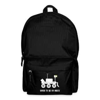 Motif du rover de souhait martien - Sac à dos - noir - Devant
