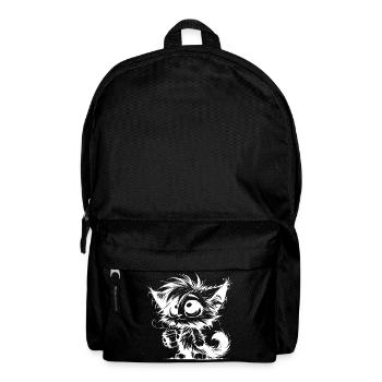 Big eyes, small cup, huge personality - Backpack - black - Front