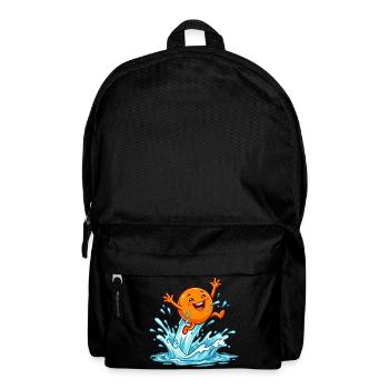 Vacances à la piscine à l’ambiance orange Orange Summer Vacation Ladies - Sac à dos - noir - Devant