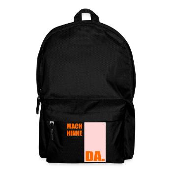 Berlinerisch Zeit Berlin - Rucksack - Schwarz - Vorne