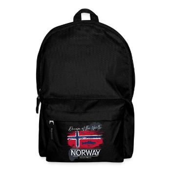 Dream Norway Flag Fish - Backpack - black - Front