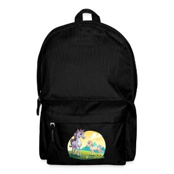 Les licornes au Sonnenfeld - Sac à dos - noir - Devant