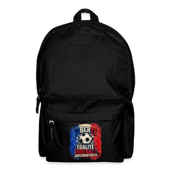 Football Liberté et Égalité | Tournoi 2026 Cadeau - Sac à dos - noir - Devant