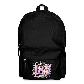 18. Geburtstag Elfe – Retro Pastell Geschenk - Rucksack - Schwarz - Vorne