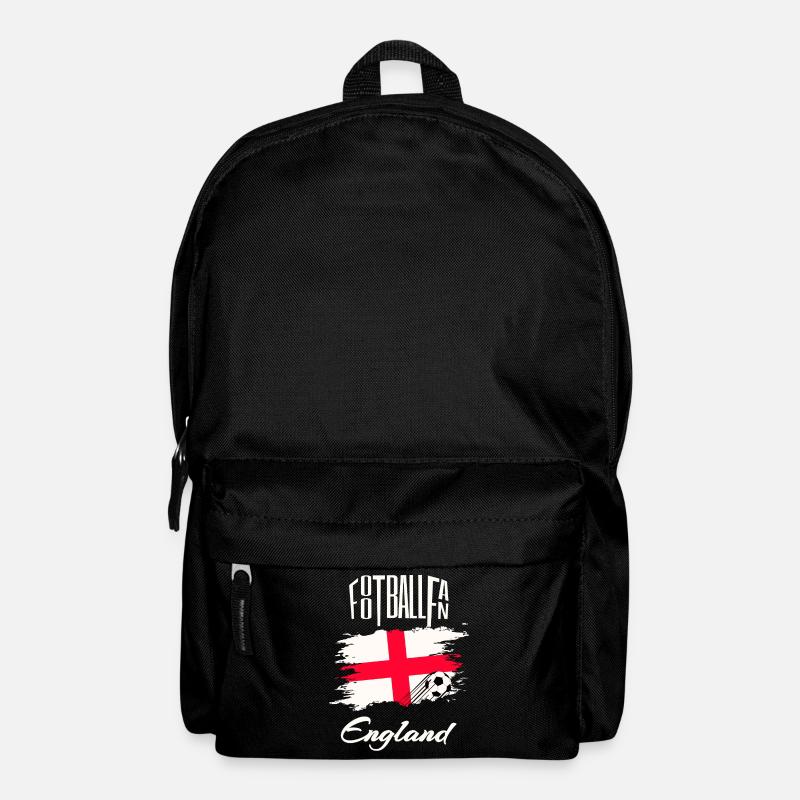 Fussball Fan England - Rucksack - Schwarz