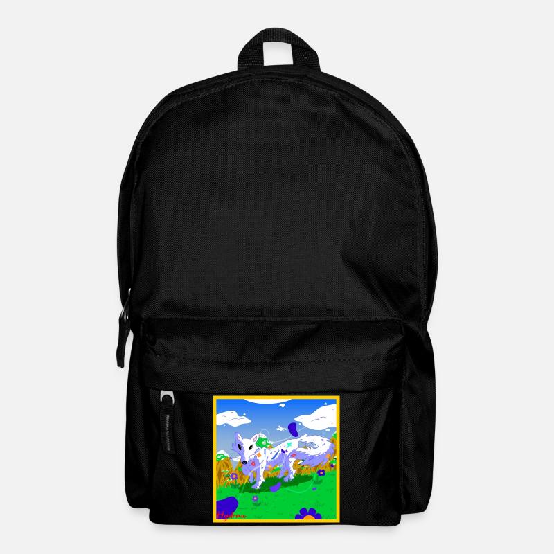loup_blanc - Backpack - black