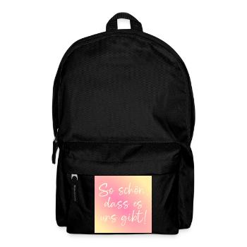 Beziehung Partnerschaft - Rucksack - Schwarz - Vorne