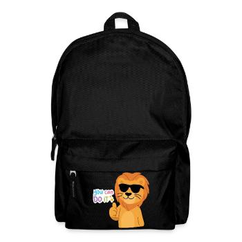 Sweet Lion in Glasses - Backpack - black - Front