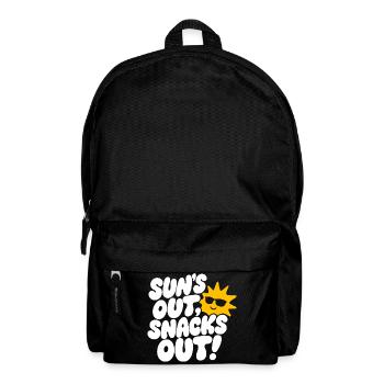 Suns Out Snacks Out Summer Design - Rucksack - Schwarz - Vorne