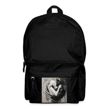 Licht trifft Dunkelheit Liebe - Rucksack - Schwarz - Vorne