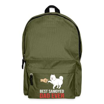 Samoyed - Backpack - olive green - Front