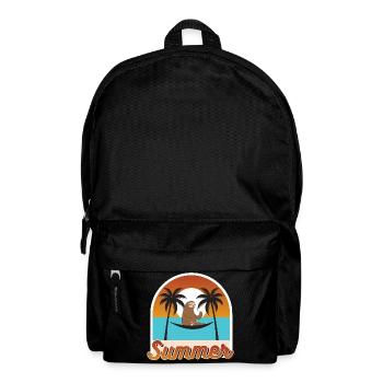 Summer Sloth - Backpack - black - Front