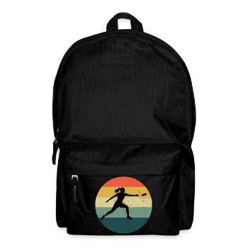Gift idea for the Frisbee player with Frisbee - Backpack - black - Front