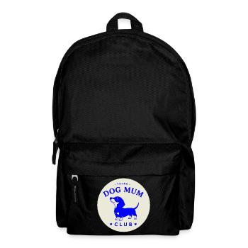 Young Dog Mom Club Logo - Backpack - black - Front