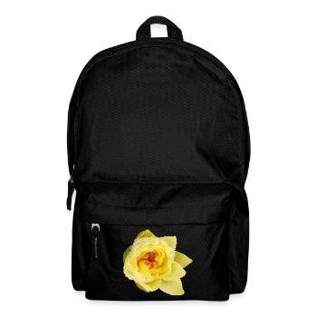 Yellow_Water_Lily_Flower_Close_Up - Rucksack - Schwarz - Vorne