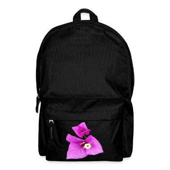 Vibrant_Magenta_Bougainvillea_Flower - Rucksack - Schwarz - Vorne