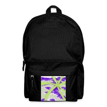 Laughing Neon Star Lavender Clouds - Backpack - black - Front