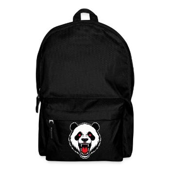 Panda Enragé Mascotte Logo Sport Gaming - Sac à dos - noir - Devant