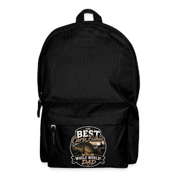 Bester Karpfenfischer-Vater - Rucksack - Schwarz - Vorne