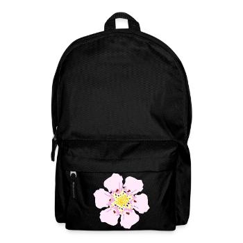 Zarte Pastellblüte - Rucksack - Schwarz - Vorne