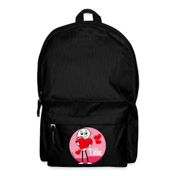 Alles Liebe Herzheld  - Rucksack - Schwarz - Vorne