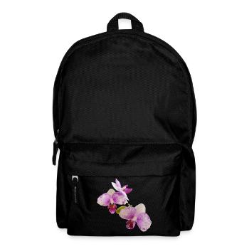 Live_Purple_Speckled_Harlequin_Orchid_Plant - Sac à dos - noir - Devant
