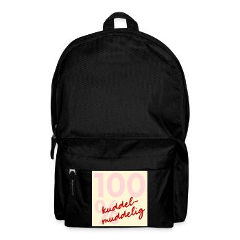 Kuddelmuddly à 100 % - chaos - Sac à dos - noir - Devant