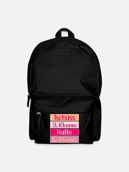 Hallo Viertklässlerin - Grundschule - Rucksack - Schwarz
