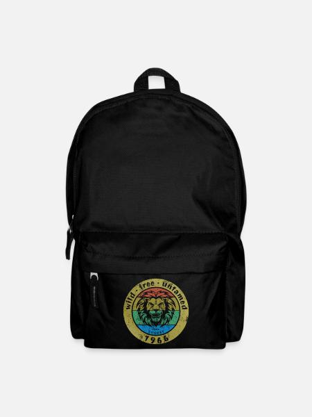 60. Geburtstag Wild, free & untamed since 08/1966 - Rucksack - Schwarz