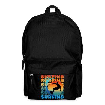 SURFEUR SURFEUR PLAGE D’ÉTÉ - Sac à dos - noir - Devant
