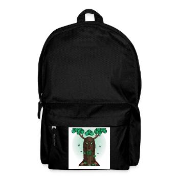 Face de l’Arbre de l’Esprit de la Forêt - Sac à dos - noir - Devant